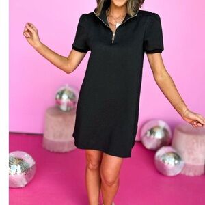 SSYS The Everyday Dress In Cane Quilted Black NWOT